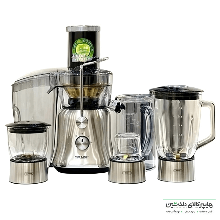 خرید و قیمت آبمیوه گیری 4 کاره نیولند مدل 3064