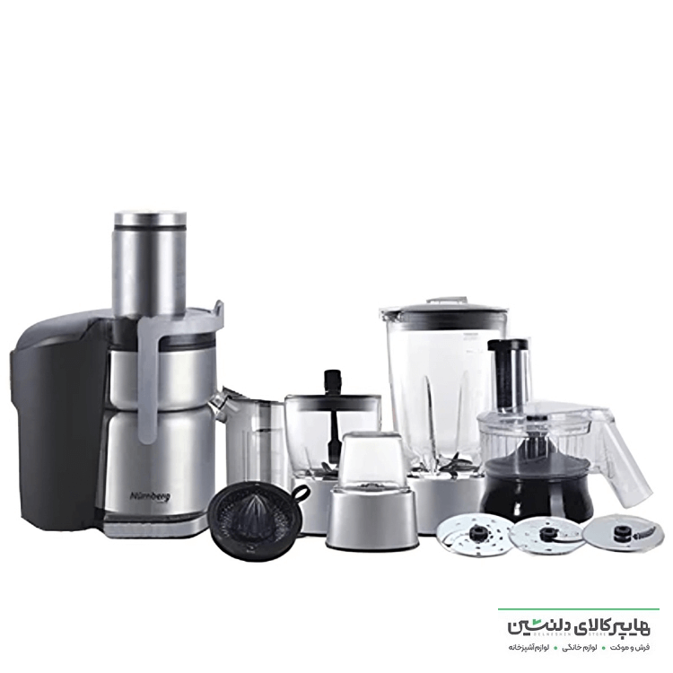 خرید و قیمت آبمیوه گیری 4 کاره و غذاساز 6 کاره نورنبرگ مدل 480