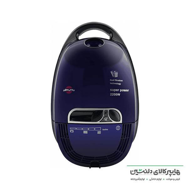 خرید و قیمت جاروبرقی پارس خزر آبی کروم مدل 2200VC
