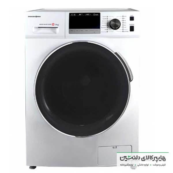 خرید و قیمت لباسشویی 8 کیلویی پاکشوما 1400 دور اینورتر درب ماهواره ای
