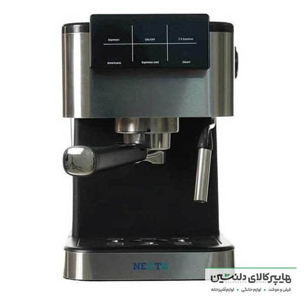 خرید و قیمت اسپرسو ساز نکست پلاس مدل 1221 استیل تاچ مشکی
