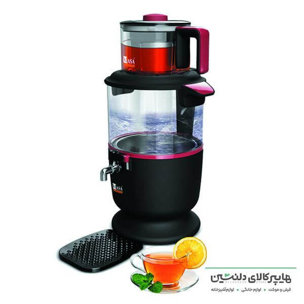 خرید و قیمت چای ساز سماوری (مشکی قرمز) ناسا مدل 525