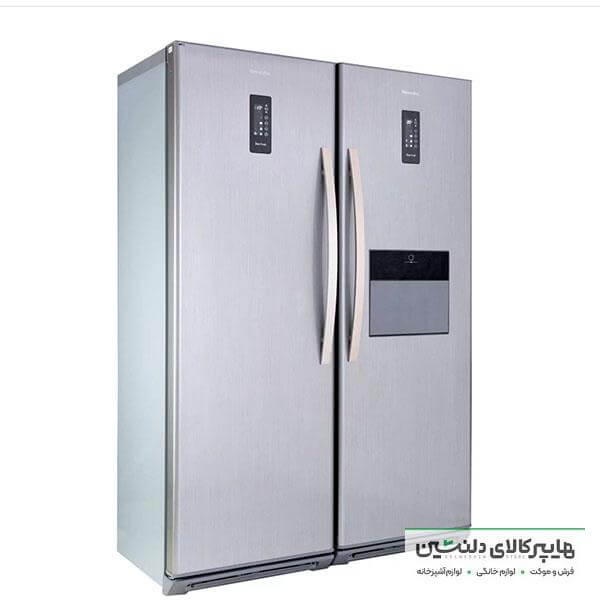 خرید و قیمت یخچال فریزر دوقلو هیمالیا 17فوت رومانو پلاس استیل روشن