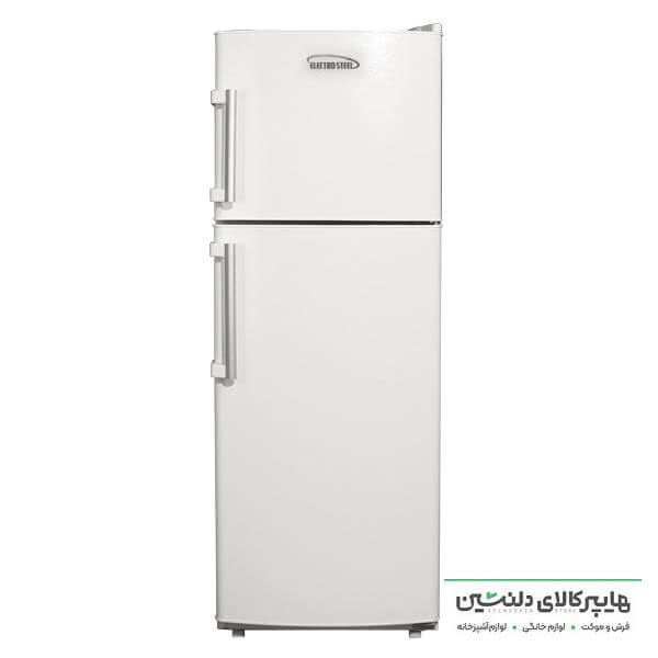 خرید و قیمت یخچال فریزر کمبی الکترواستیل مدل 14 سفید چرمی