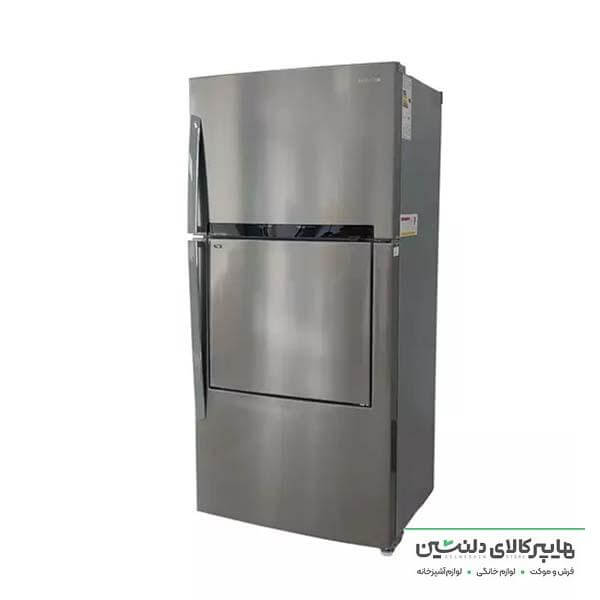 خرید و قیمت یخچال فریزر کمبی دی پوینت هوم بار دار پنل لمسی سیلور T7 PLUS_S
