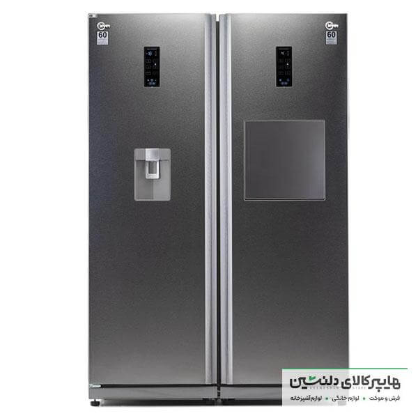 خرید و قیمت یخچال فریزر دوقلو کلور عرض 60 گلوری پلاس