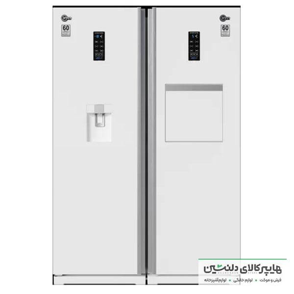 خرید و قیمت یخچال فریزر دوقلو کلور اینورتر عرض 60 گلوری