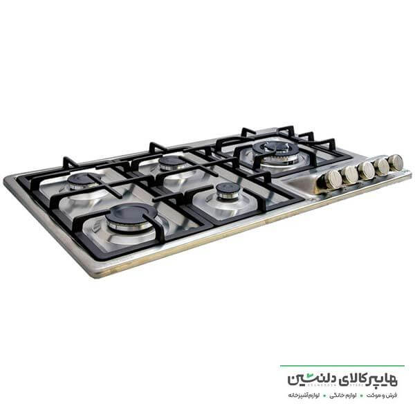 خرید و قیمت اجاق گاز صفحه ای 5 شعله استیل بردنا مدل SA 534