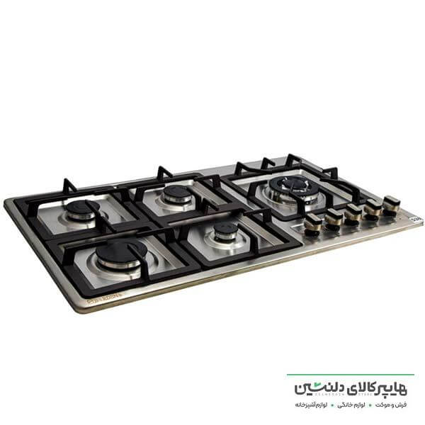 خرید و قیمت اجاق گاز صفحه ای 5 شعله استیل بردنا مدل SA 538