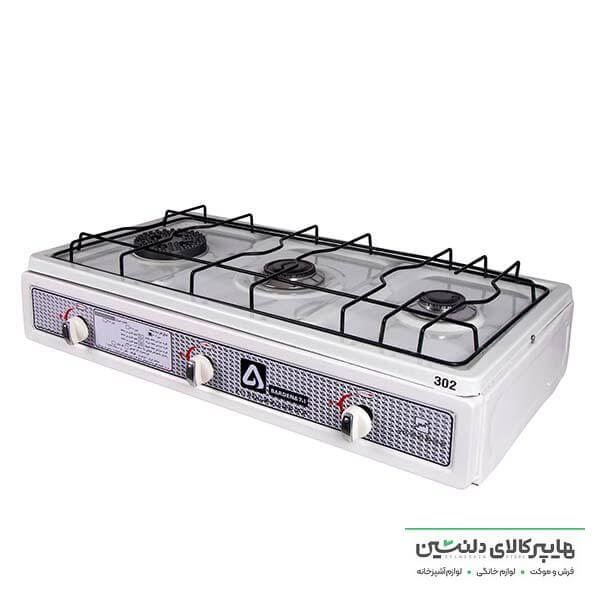 خرید و قیمت اجاق گاز رومیزی بردنا سر شعله برنجی مدل 203