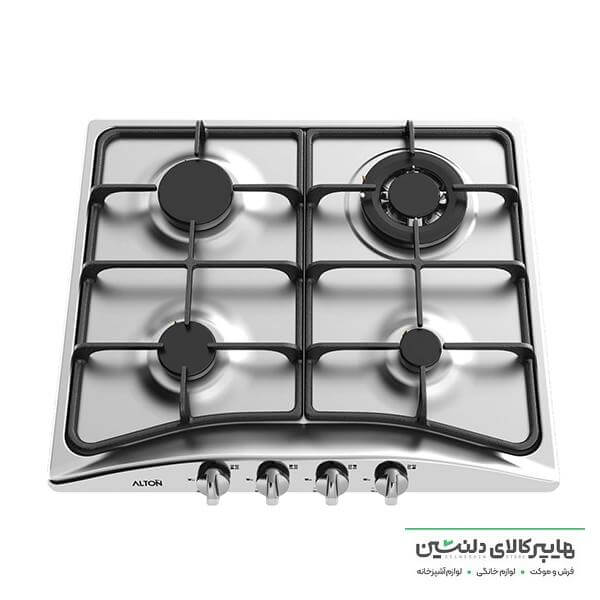خرید و قیمت اجاق گاز صفحه ای استیل آلتون 4 شعله ترمو تاپ تایم مدل s401