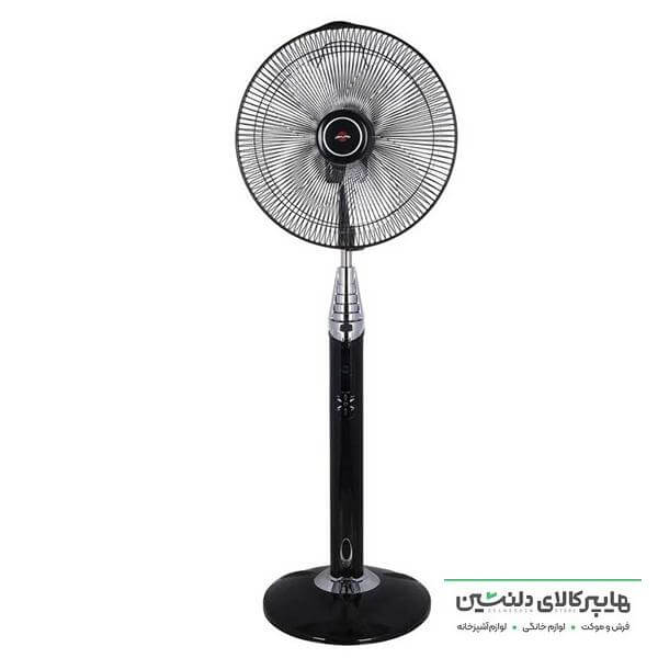 خرید و قیمت پنکه پایه بلند پارس خزر کنترل دار رعنا مشکی