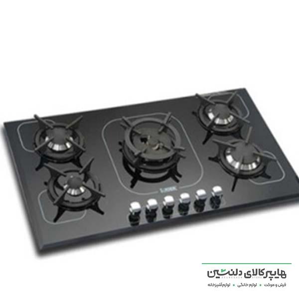 خرید و قیمت اجاق گاز صفحه ای شیشه ای اسنوا 5 شعله SGH5_90202G