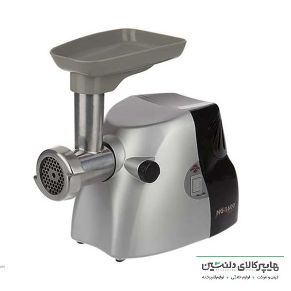 خرید و قیمت چرخ گوشت پارس خزر نقره ای مشکی مدل MG 1600 P