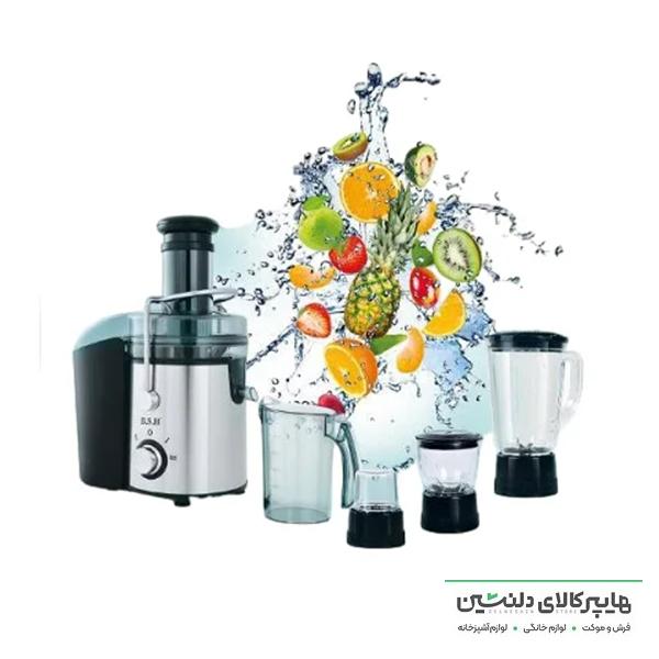 خرید و قیمت آبمیوه گیری 4 کاره BSH مدل 444