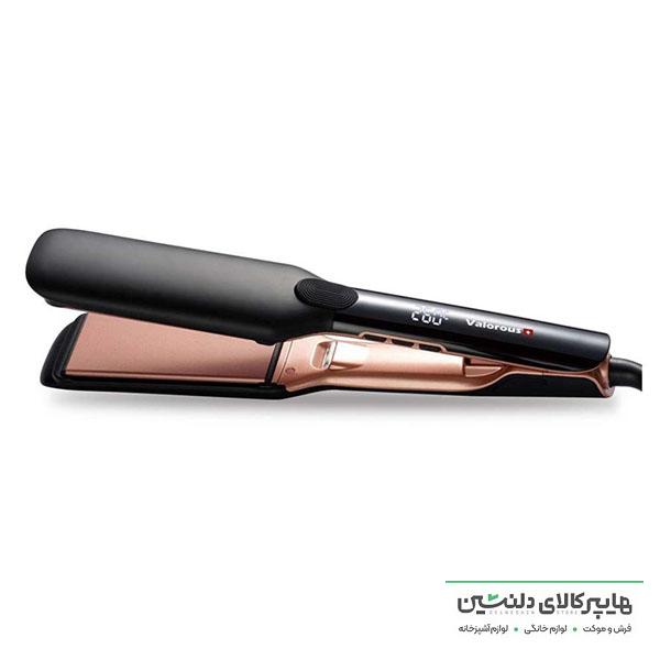 خرید و قیمت اتو مو حرفه ای ولروس سالنی 260 درجه،LCD پهن کراتینه VL309