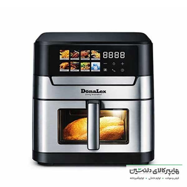 خرید و قیمت سرخ کن رژیمی 8 لیتر دونالکس شیشه ای DN955