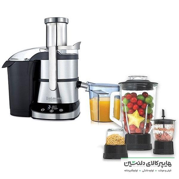 خرید و قیمت آبمیوه گیری 4 کاره دلمونتی DL700