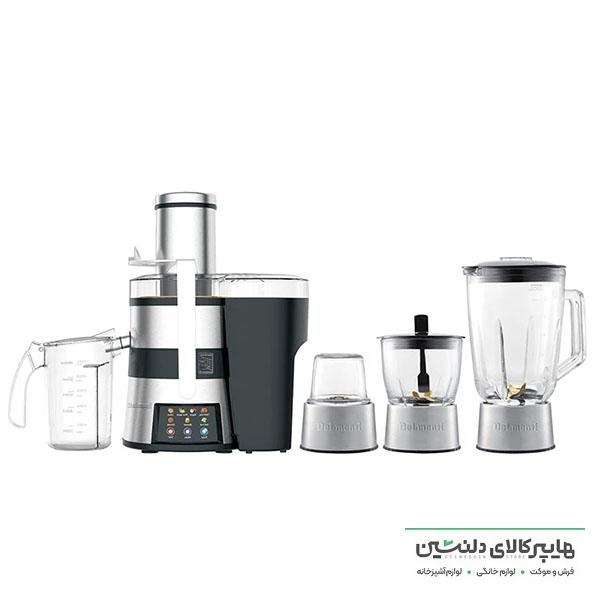 خرید و قیمت آبمیوه گیری 4 کاره دلمونتی DL710